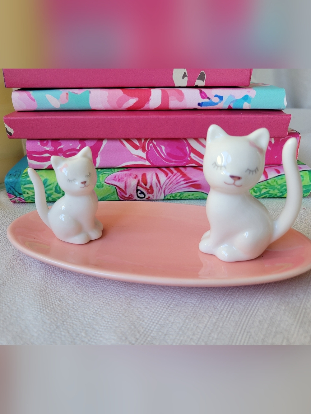 Ceramic Cat Ring Dish